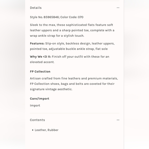 Free People Jules Point Flats - Picture 4 of 4